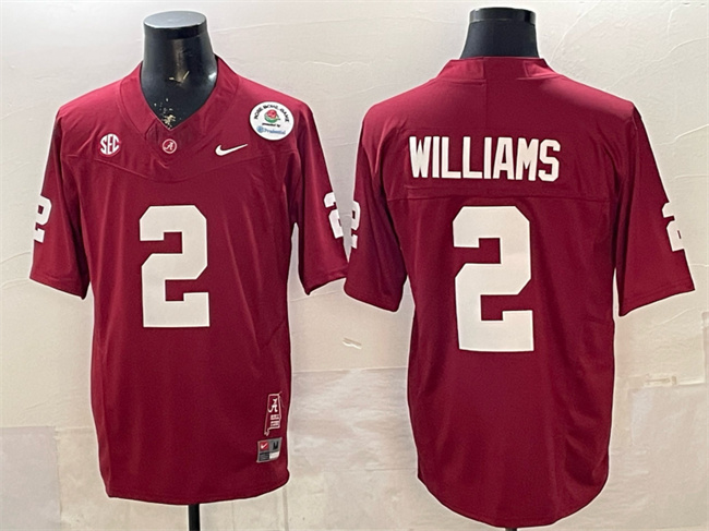 Men's Alabama Crimson Tide #2 Ryan Williams Red F.U.S.E. With Patch Stitched Football Jersey Men's Alabama Crimson Tide #2 Ryan Williams Red F.U.S.E. With Patch Stitched Football Jersey